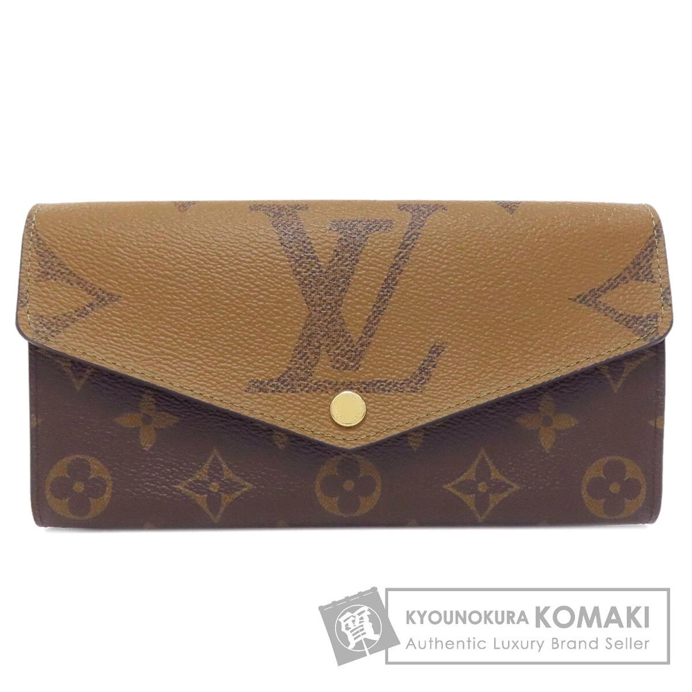 Louis Vuitton Portefeuille Sarah Long Wallet coin Monogram Reverse